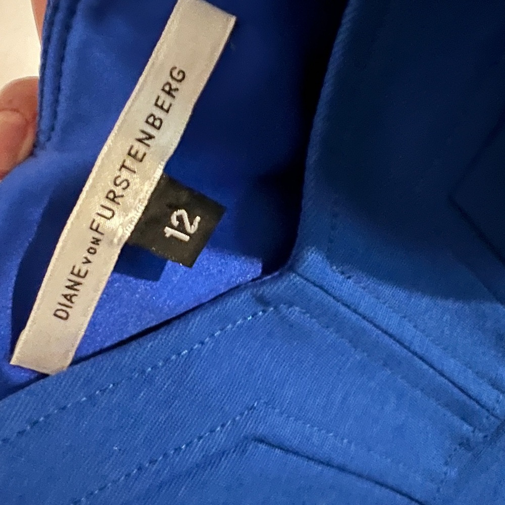 Diane von Furstenburg Cobalt Blue Bodycon dress - Picture 5 of 8